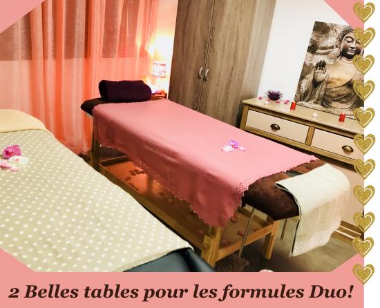 Tables massages en duo